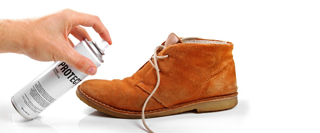 Spray imperméabilisant pour chaussures en cuir sue