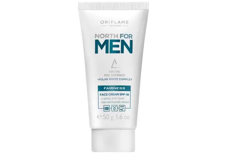 Oriflame North for Men tisztességes arckrém SPF 18