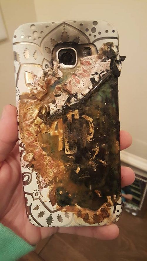 Egy másik Samsung Galaxy S7 Edge okostelefon felrobban
