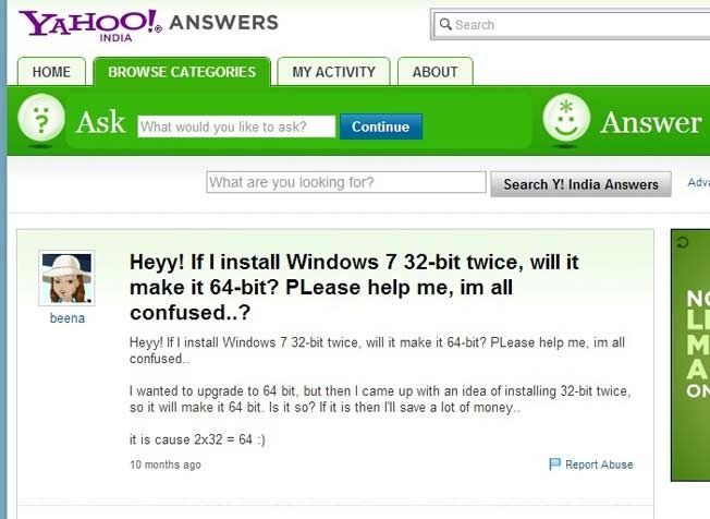Kõige naljakamad Yahoo küsimused ja vastused, mis teid jagavad