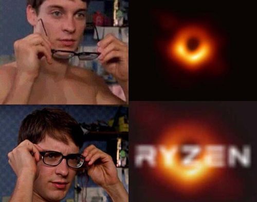Az emberek üdvözlik az első képet a fekete lyukról a mémekkel
