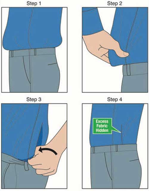 Как да приберете ризата си по правилния начин
