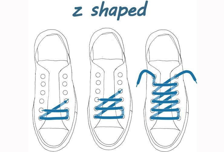 Различни начини за връзване на връзки за обувки