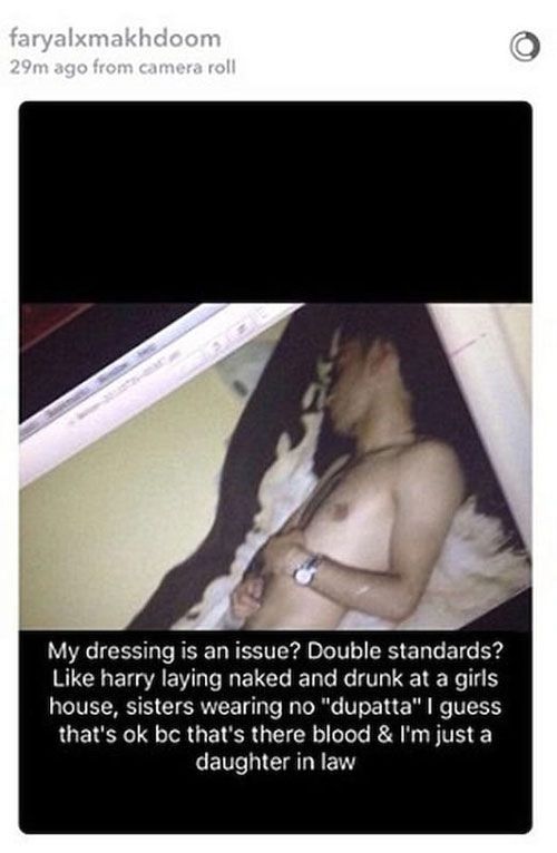 La esposa del boxeador Amir Khan publica un Snapchat desnudo después de la perorata de la familia sobre su sentido de vestirse no islámico
