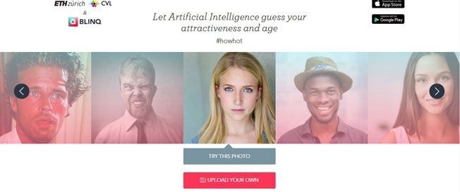 يخبرك هذا الموقع ما إذا كان وجهك جذابًا أم قبيحًا ، كما أنه يخمن عمرك
