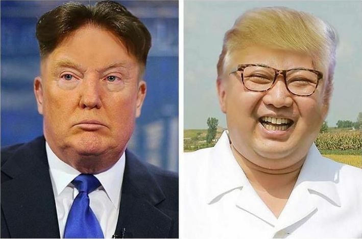 Kāds Donalds Tramps un Kims Čenuns ir „samainījuši matus”, un tas ir tik slikti, ka ir labi