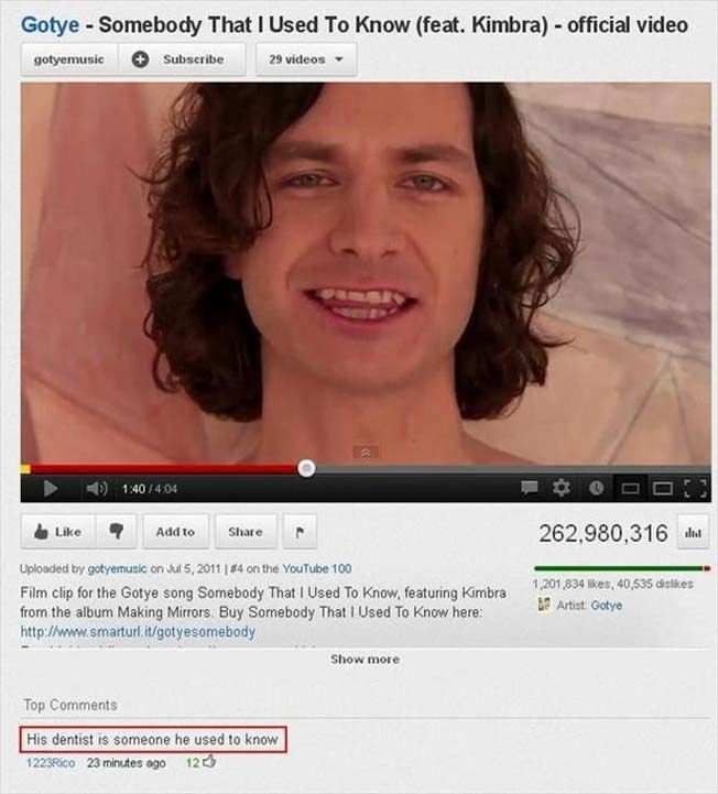 Les commentaires YouTube les plus drôles qui vous feront craquer