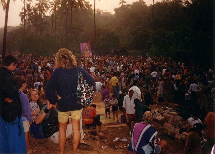 Goa fotogrāfijas no 80. un 90. gadiem, kad tā bija īsta hipiju paradīze
