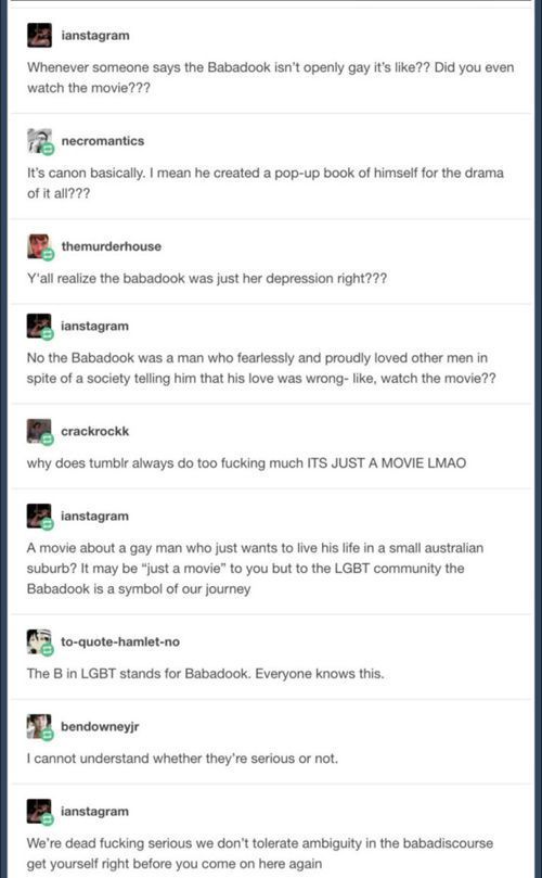 Le Babadook est maintenant la nouvelle icône gay