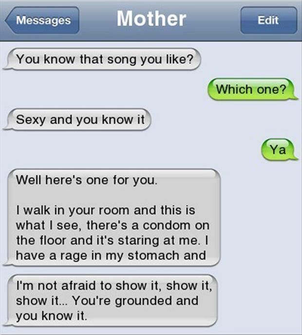 Conversations hilarantes avec maman