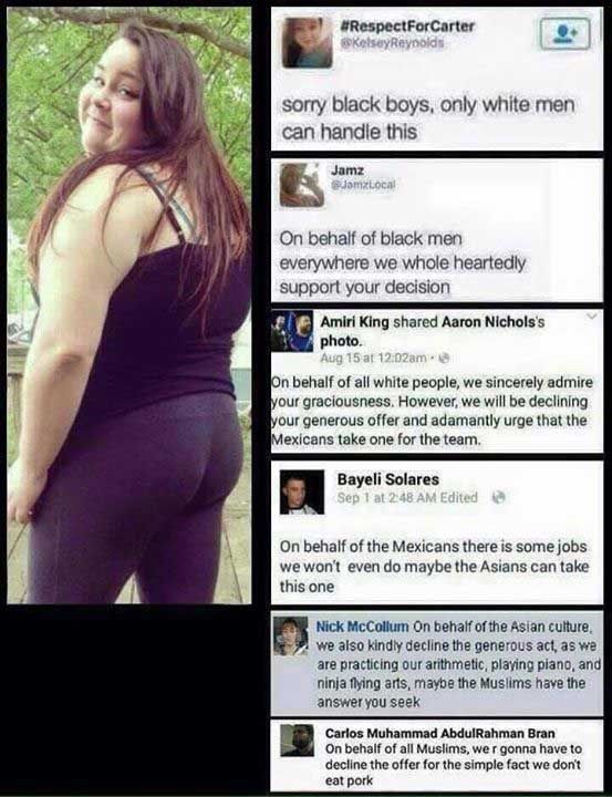 Des gars de partout sur Internet se sont réunis pour enseigner à cette fille raciste une leçon inoubliable