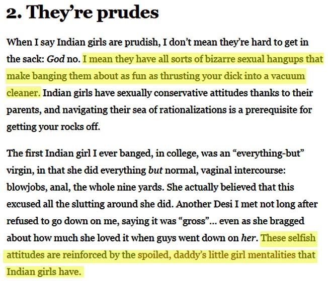 Un écrivain américain raciste a humilié les femmes indiennes dans son article et cela vous rendra définitivement furieux