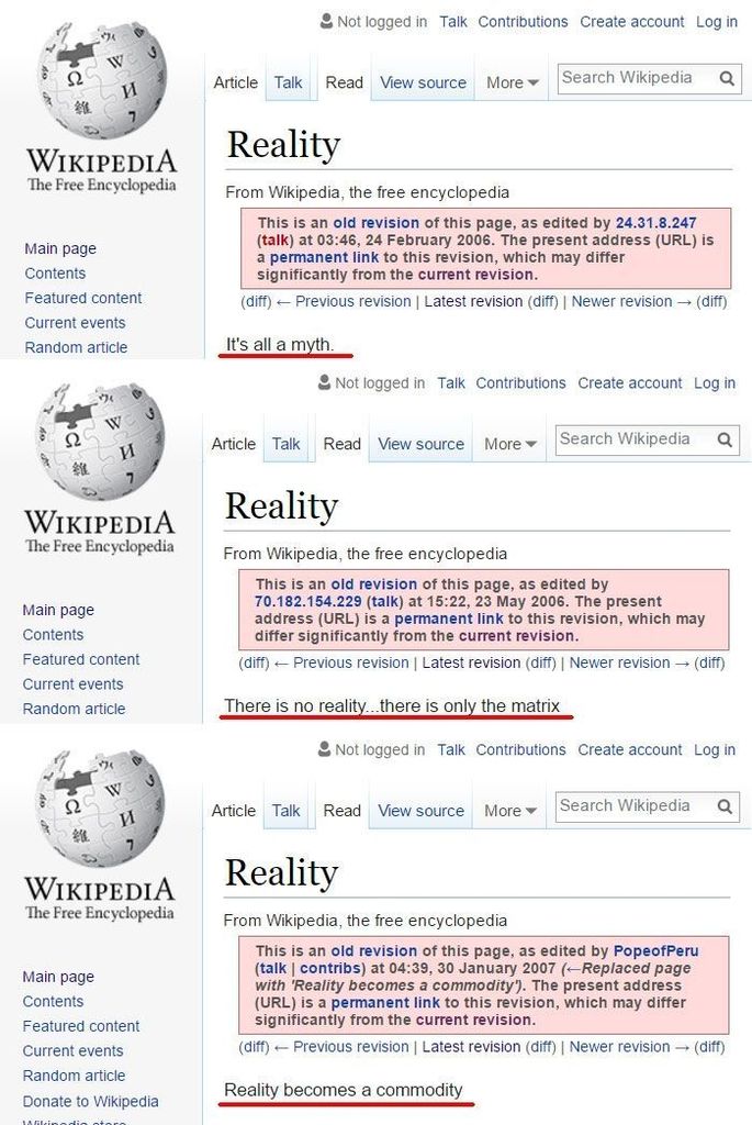 Deze hilarische Wikipedia-bewerkingen door internettrollen zijn het bewijs waarom we vertrouwensproblemen hebben