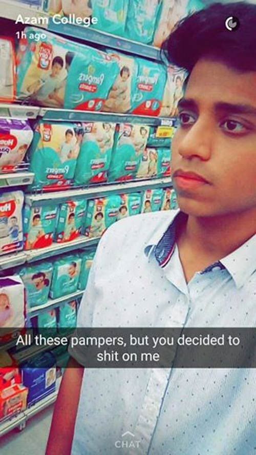 ¡Alguien le da a este chico un premio por hacer estos divertidos memes de corazones rotos en Snapchat!