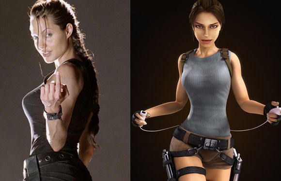 4. Angelina Jolie kaip Lara Croft