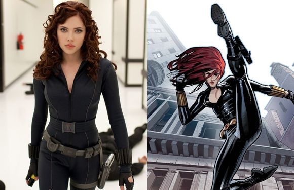 6. Scarlett Johansson como Black Widow en 