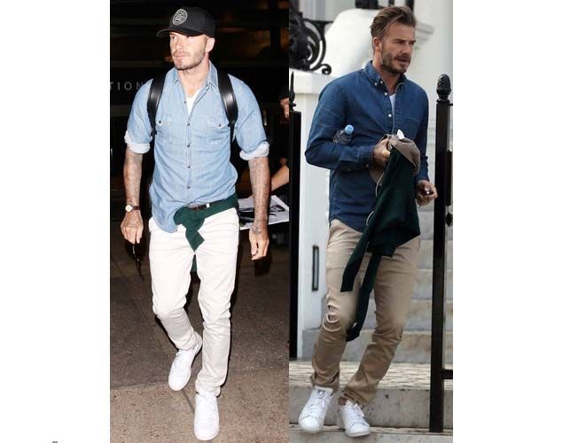 Laissez David Beckham vous apprendre à porter les mêmes baskets avec 5 tenues différentes