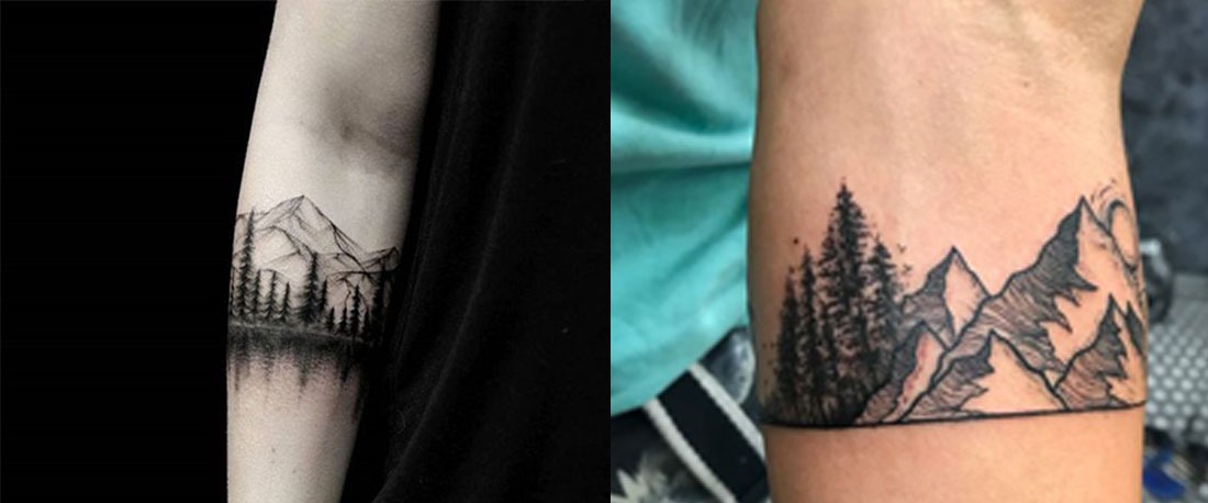 Természet kar tetoválás képek férfiaknak