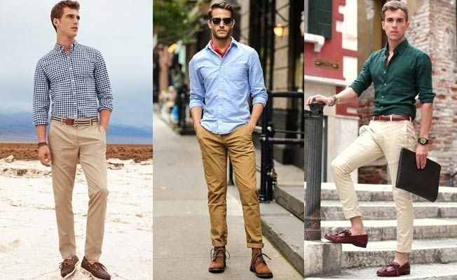 Trendy spôsoby, ako upraviť svoje béžové chinos nohavice