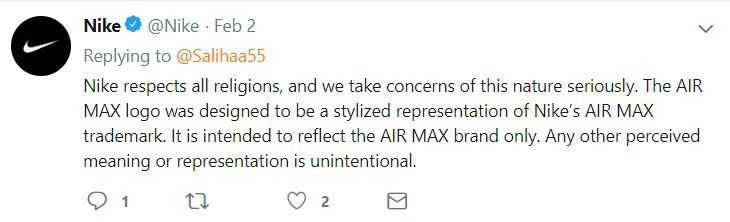 Les gens boycottent Nike pour avoir prétendument écrit Allah sur la semelle Air Max