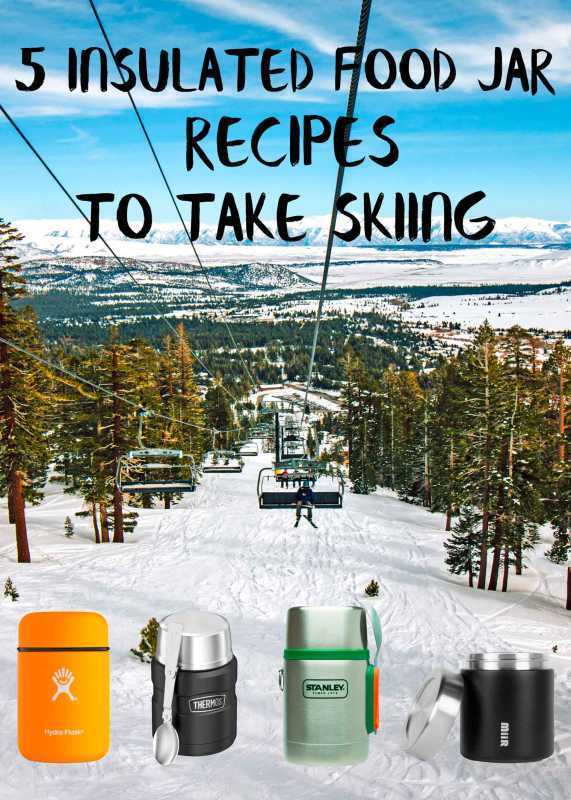 스키 시즌을 위한 5가지 단열 식품 용기 아이디어