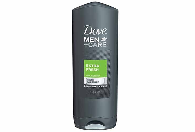 Dove Men + Care для умывания для тела и лица, Extra Fresh