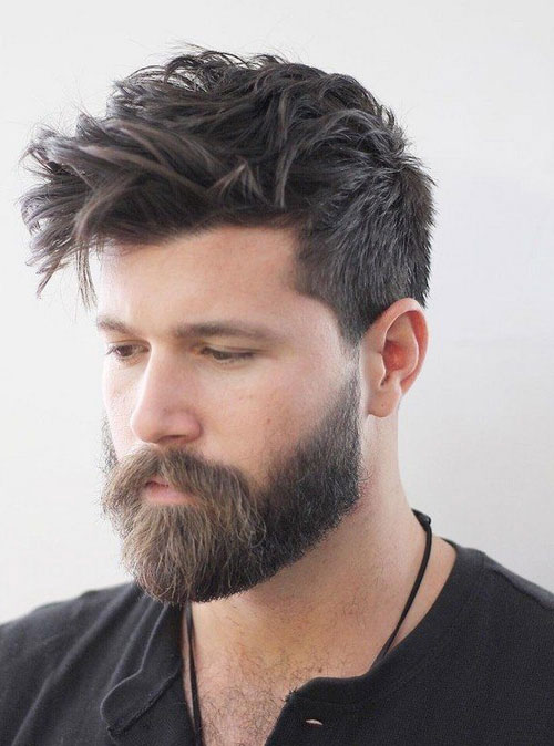 Interessante skjeggstiler som ser bra ut med kort hår