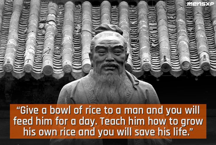 Konfucius erőteljes idézetei a férfiakról és az élet természetéről